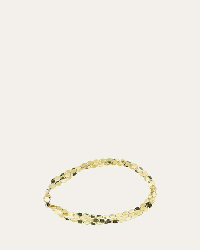 Nude Multi-Strand Chain Bracelet in 14K Gold